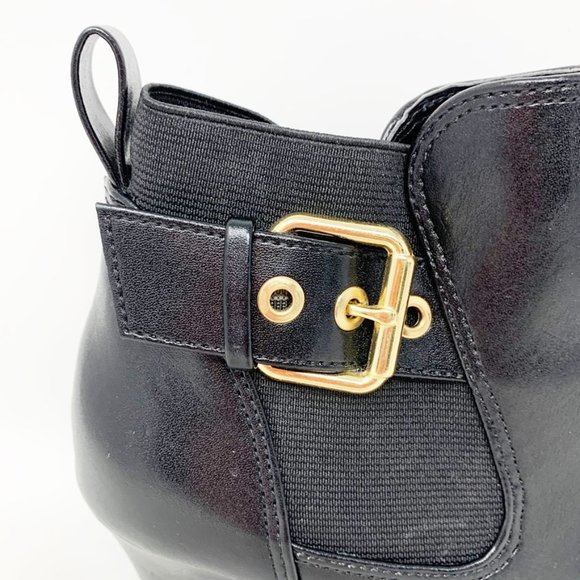 Dexflex Comfort Black Wedge Bootie Size 6 - Picture 3 of 9